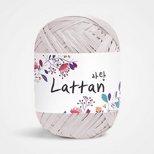 yarna 라탄 라피아 뜨개실 40g, 2번 무광, 1개