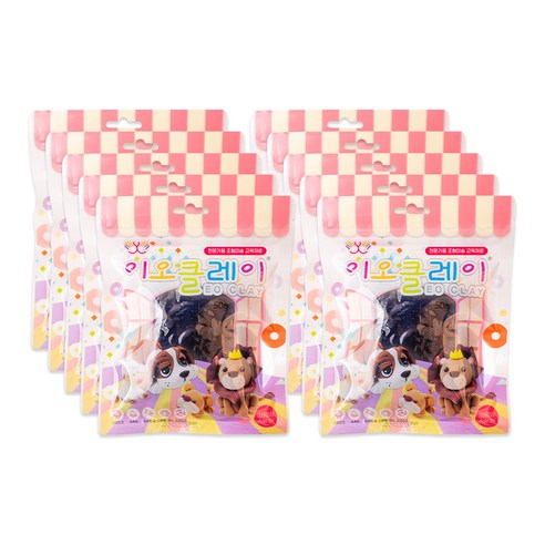 이오 유아용 클레이 10p, 검정, 50g