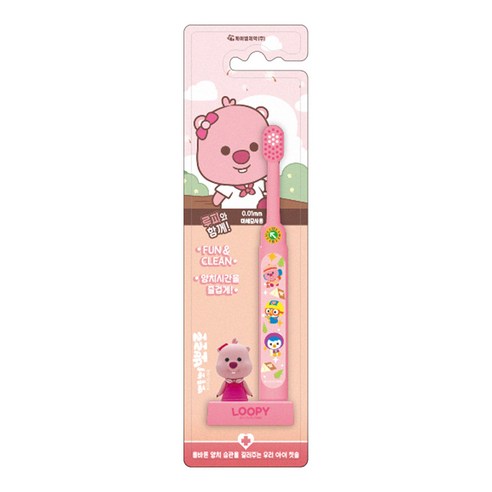 뽀로로 스탠딩 유아 칫솔, 1개, 1개입, 루피