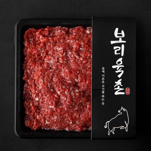보리육촌 국내산 소고기 3등급 다짐육 (냉장), 1개, 300g