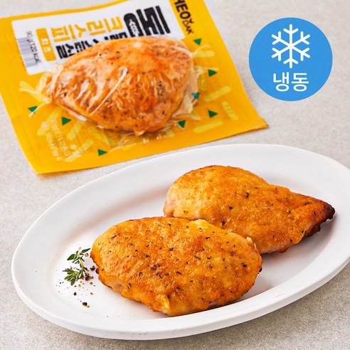 허닭 크리스피 통 닭가슴살 치즈 (냉동), 90g, 1개입, 5개