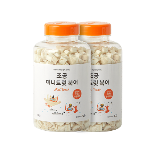 조공 미니트릿 반려동물 간식 50g, 북어, 2개