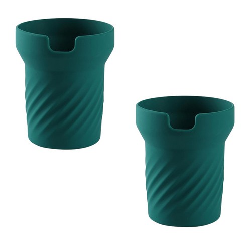블럭마트 코스터 텀블러 보호커버 900ml, 그린, 2개