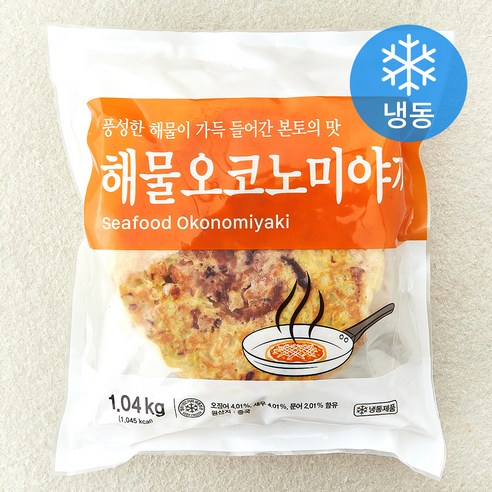 세미원 해물오코노미야끼 4개입 (냉동), 1.04kg, 1개