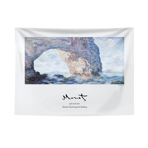 블럭마트 Monet 인테리어 행잉 가리개 패브릭 포스터, TYPE13