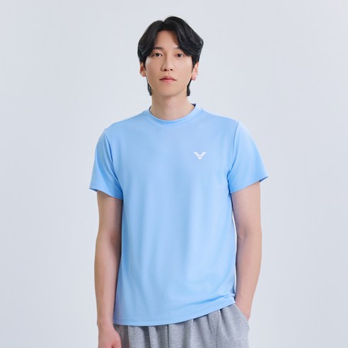 빅터 남성용 배드민턴 V UNIQ LOGO TEE 25ATS002M