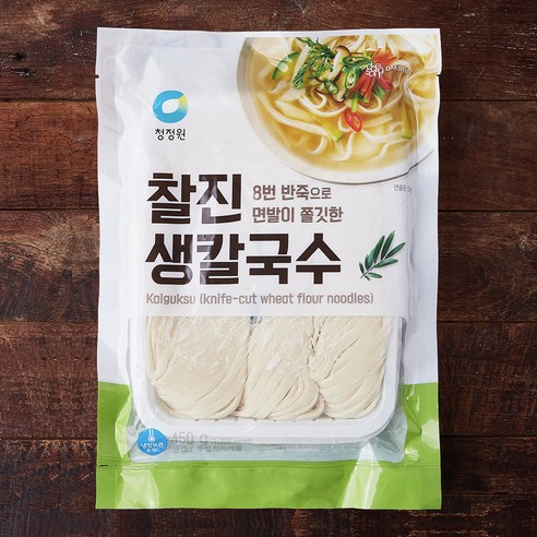 청정원 찰진 생칼국수, 450g, 2개