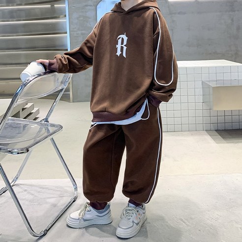 Junior  時尚  男孩  女孩  普通  服裝  上下裝  褲子  套裝  初級