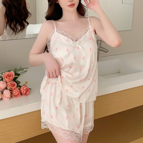 女 時尚 睡衣 上下 套裝 成年女性 成年女性 女裝 女人 女士 女士 家居服 四個季節