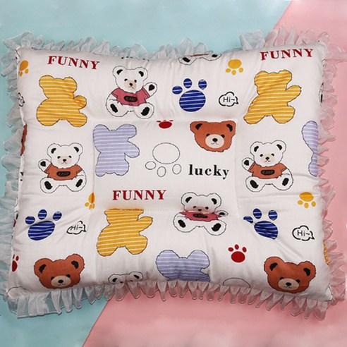 데이소이 고양이 레이스 사계절 쿠션, 05 럭키 베어, 1개, ONE SIZE