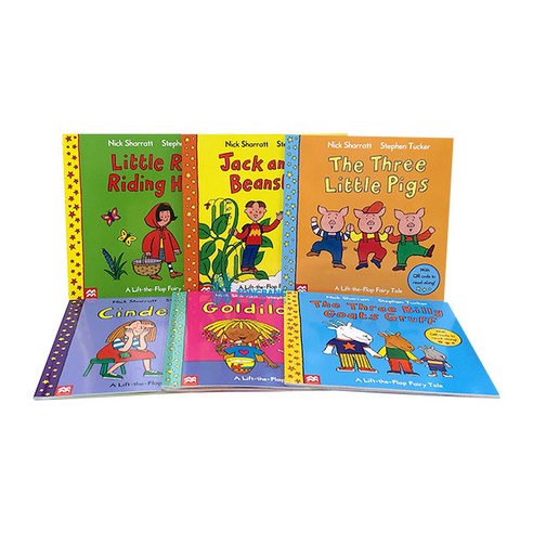 Lift the Flap Fairy Tales Books 6종 세트 QR음원, Macmillan Children''s Books