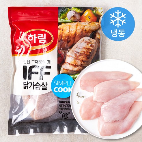 하림 IFF 닭가슴살 (냉동), 800g, 2개