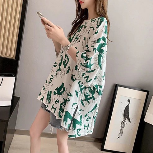 워프 스트릿 루즈핏 원피스 겸용 임산부 티셔츠