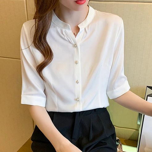 포플러앤씨 토앤티 블라우스 – P24SMBL030739 si블라우스 포플러앤씨 토앤티 블라우스 – P24SMBL030739 si블라우스