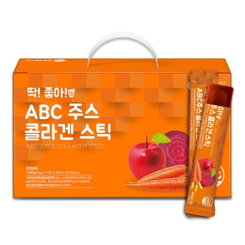 미쁨생활건강 딱좋아 ABC주스 콜라겐 젤리스틱, 1.2kg, 1개 미쁨수