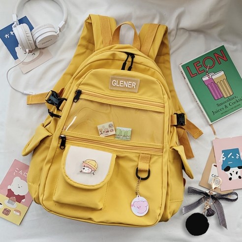 대용량 데일리 백팩 + 가방고리 B12
