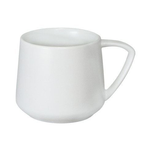 올리비아 무광 머그컵 400ml, 화이트, 1개