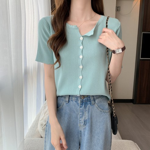 비비에라 여성용 컬러 V넥 반팔 가디건 Best Top3 비비에라 여성용 컬러 V넥 반팔 가디건 Best Top3