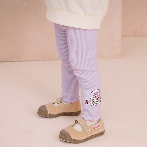 밀크마일 에스더버니 여아용 쁘띠 체리골지 레깅스