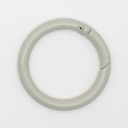 동대문단추왕 컬러 원터치 오픈형 오링 30mm, 그레이, 2개