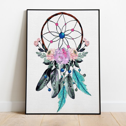 플레이어바웃 DIY 명화 그리기 세트 40 x 50 cm, 드림캐쳐 수국 (MG043)