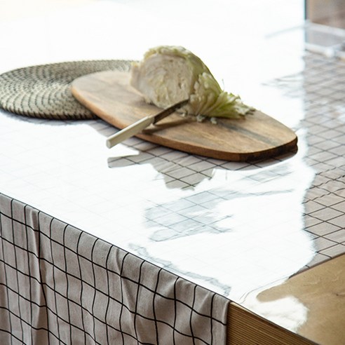 투명하게 지키는 우리 집 안전, 예피아 모서리 라운딩 PVC 매트