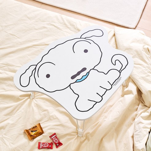 콜리 짱구 접이식 테이블, 흰둥이