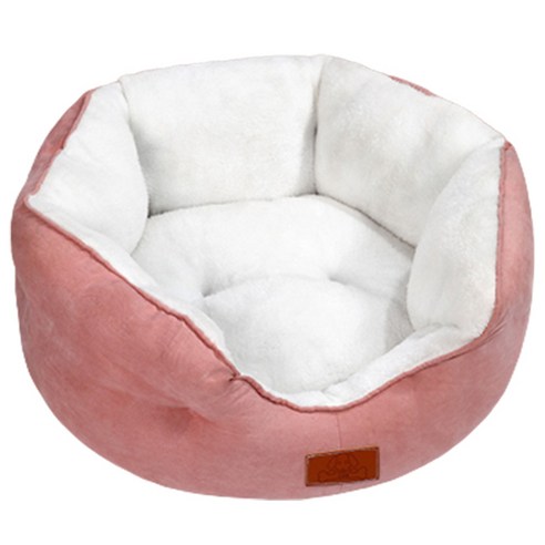 반려동물 둥둥펫 폭신 볼륨 방석, 핑크, 1개