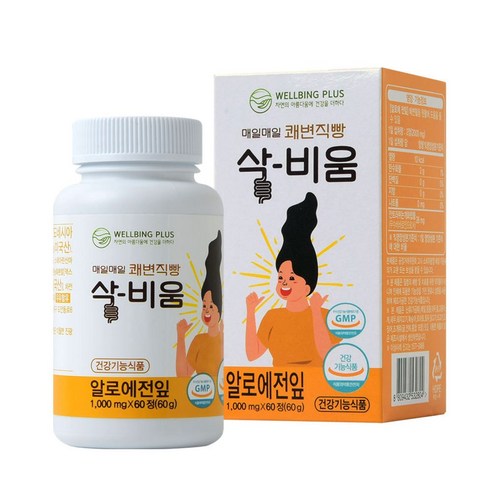 웰빙플러스 매일매일 쾌변직빵 삭-비움, 60정, 1개