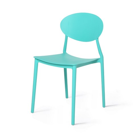 인테리어 디자인 포니오 의자 2p, 화이트, 2개