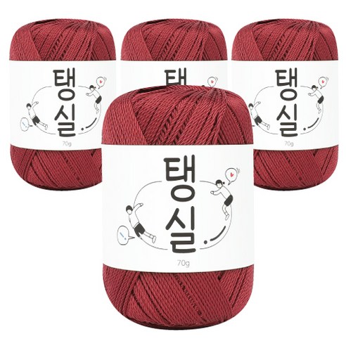 탱실 뜨개실 4p, 01 버건디