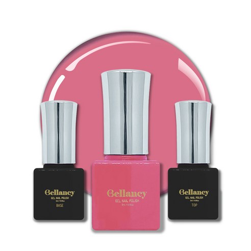 벨랑시 원스텝 젤네일 5ml + 젤네일 베이스 5ml + 젤네일 탑 5ml 세트, SN 11 핑크(젤네일), 1세트