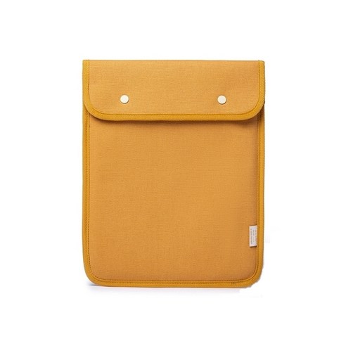 BAGnBAGs 캐주얼 캔버스 노트북 파우치 A8660, 옐로우