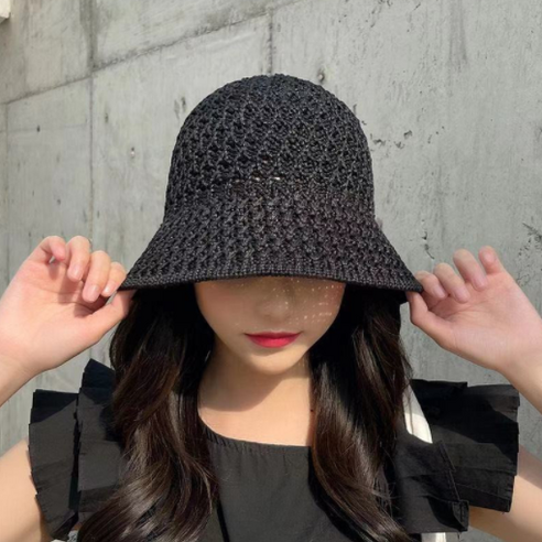 후니데일리 왕골 버킷햇 여름버킷햇