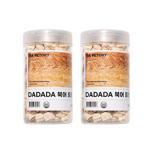 DADADA 반려동물 동결건조 트릿 80g, 북어, 2개