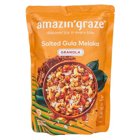 어메이징 그레이즈 솔티드 굴라 멜라카 그래놀라 시리얼, 250g, 1개
