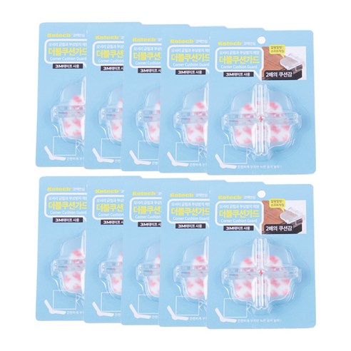 ABM 모서리 보호대 더블쿠션 s-658, 화이트, 10개