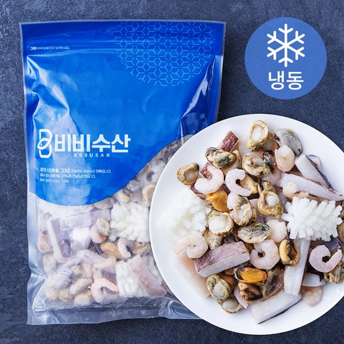 비비수산 깔끔하고 간편한 해물모둠 (냉동), 1개, 800g