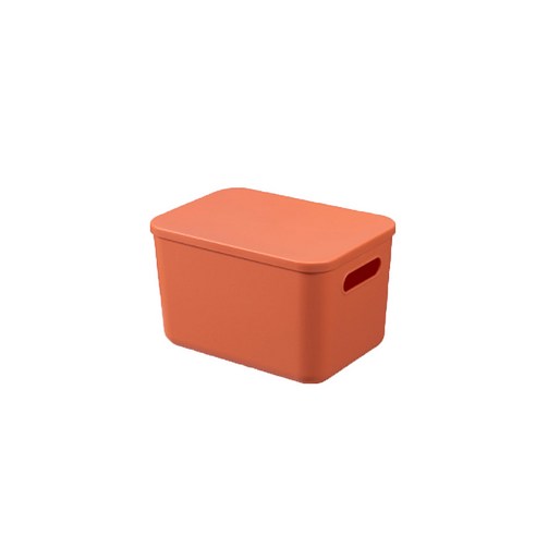 마켓에이 컬러 보관 상자 8L, 오렌지, 1개