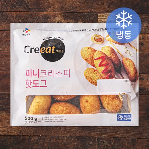크레잇 미니 크리스피 핫도그 (냉동), 500g, 1개, 1개입