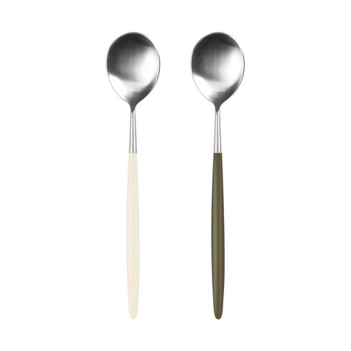 보겐 국산 노비아 네이쳐 샤틴 숟가락 2종 세트, 바닐라, 아보카도, 1개