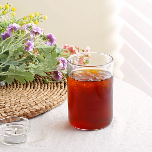 라포르테 내열 유리컵 480ml, 투명, 1개