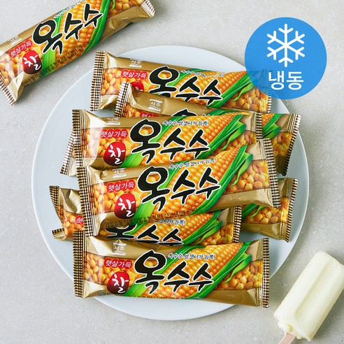 서주 햇살가득 찰 옥수수 바 (냉동), 10개, 1개입, 75ml