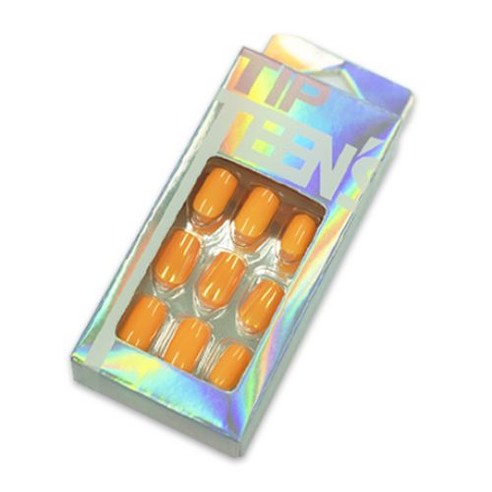 팁틴스 네일팁, 펌킨 오렌지, 1개