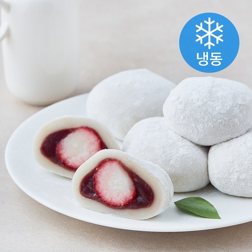 홍성딸기 통째로 딸기 모찌 (냉동), 70g, 1개, 6개입