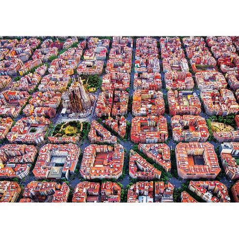 바르셀로나 직소퍼즐 AL3007, 1000피스, 혼합색상