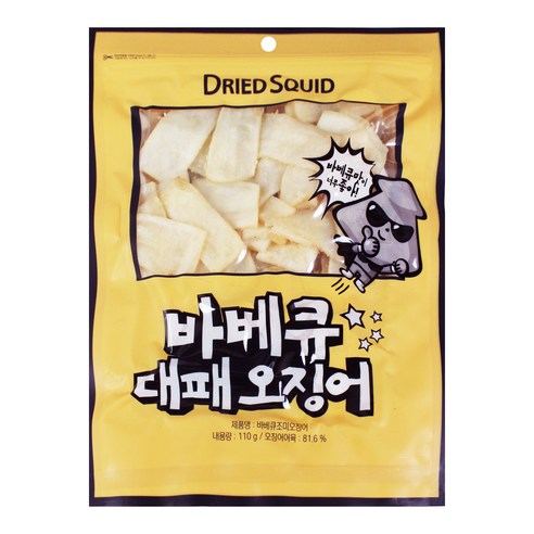 리프레쉬 바베큐 대패오징어, 110g, 1개