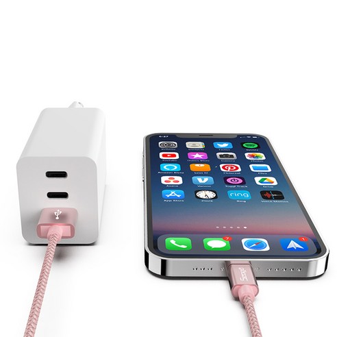 당신의 아이폰, 빛나는 속도로 충전하세요: 서가 메탈 고속충전 케이블