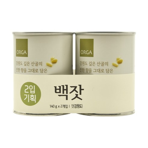 올가홀푸드 백잣, 140g, 2개