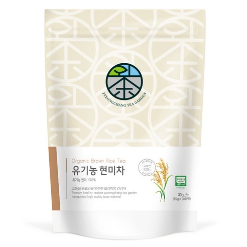 라이브 평창다원 유기농 현미차 삼각티백, 1.5g, 20개입, 1개